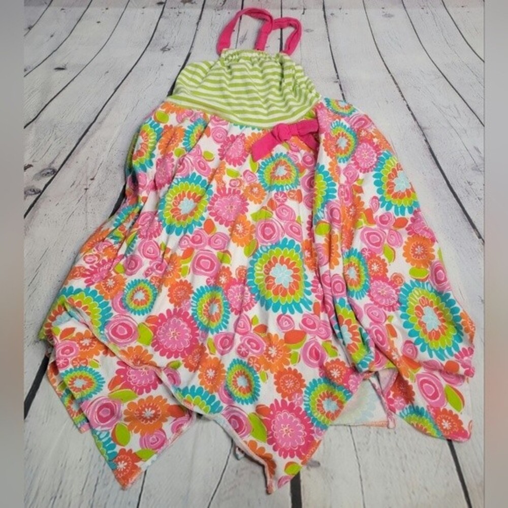 Bonnie Jean Bandana Handkerchief Style Dress size 8